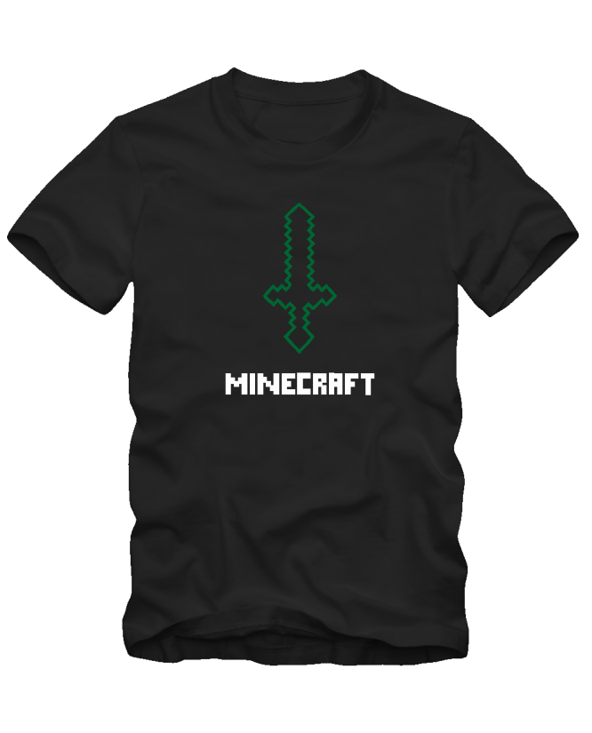 Marškinėliai minecraft sword